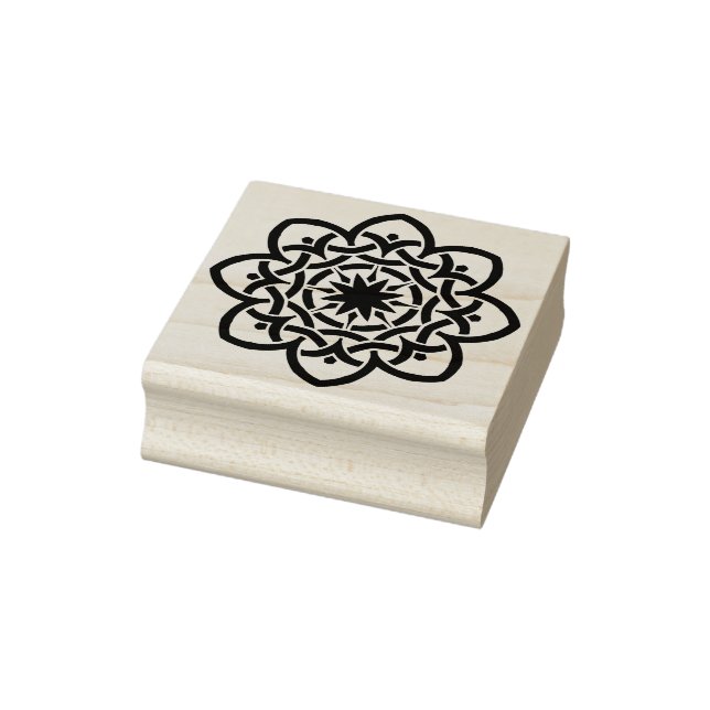 keltische Blume Briefmarke Gummistempel (Stempel)