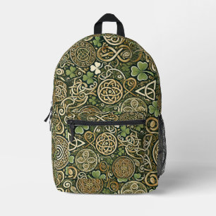 Keltische Blüte Bedruckter Rucksack
