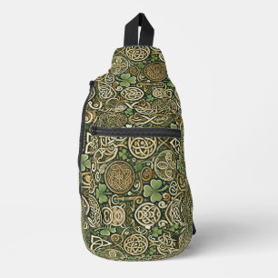 Keltische Blüte Crossbody Bag
