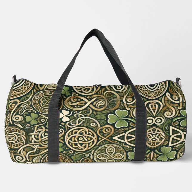 Keltische Blüte Duffle Bag (Vorderseite)