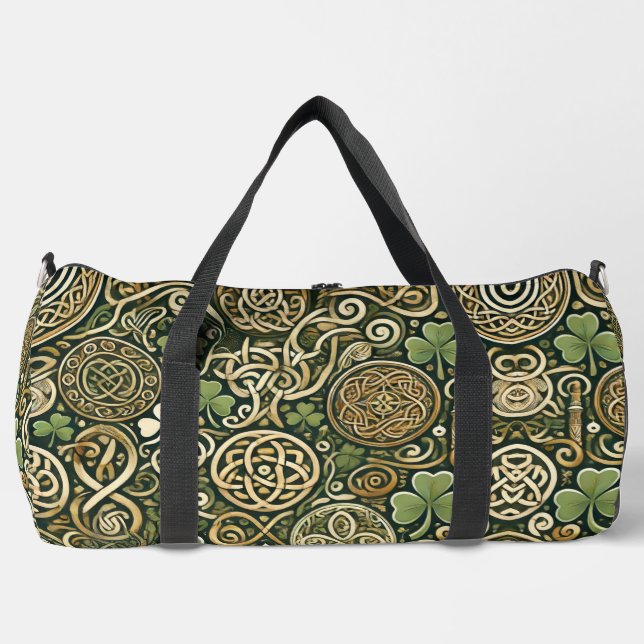 Keltische Blüte Duffle Bag (Vorderseite)