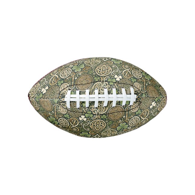 Keltische Blüte Football (Vorderseite)