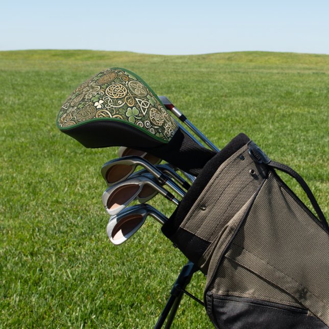 Keltische Blüte Golf Headcover (In SItu)