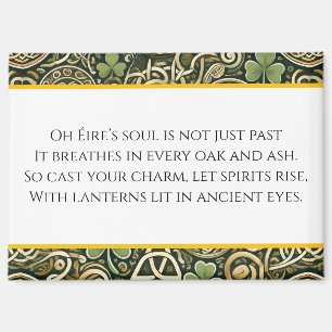 Keltische Blüte Magnet