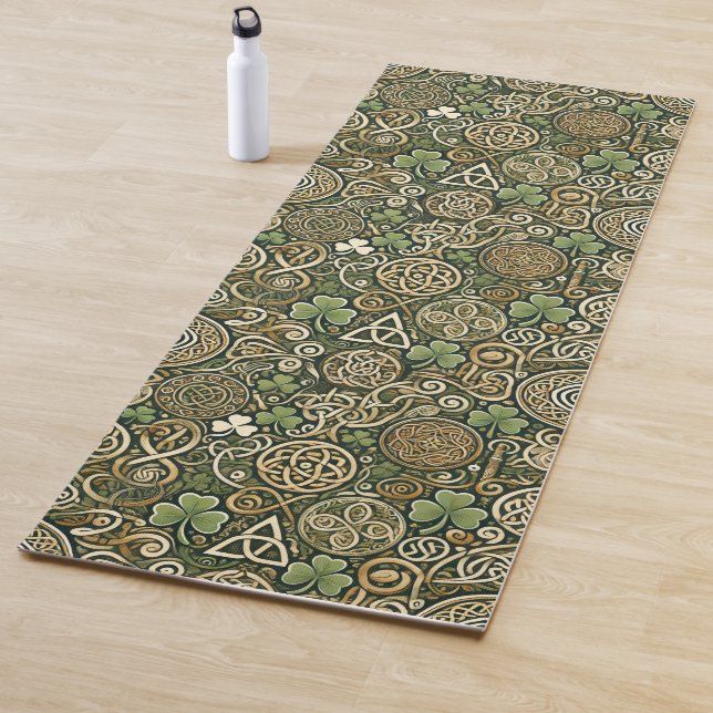 Keltische Blüte Yogamatte (Beispiel)