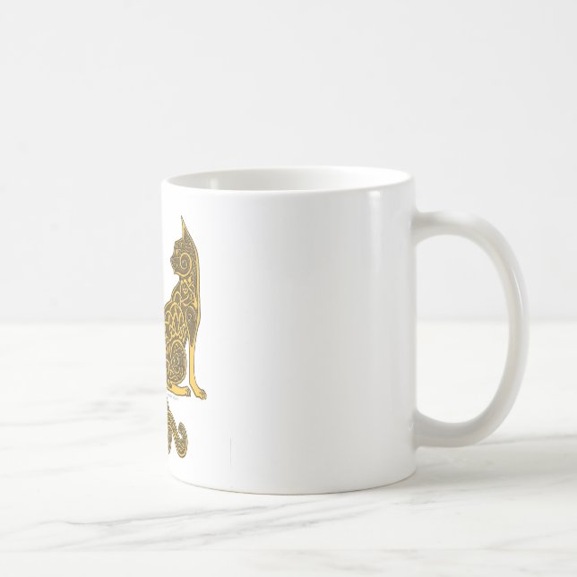 keltische Bronzegold der Katzen 6 Tasse (Rechts)