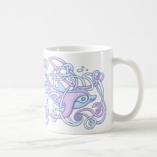 Keltische Delphin-Tasse Kaffeetasse
