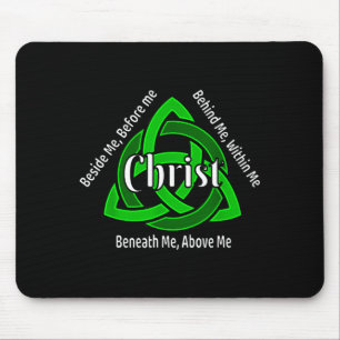 Keltische Dreifaltigkeit Kno St. Patricks Gebet Ch Mousepad