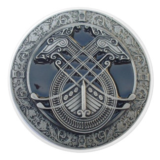 Keltische Entwurfs-Tür oder Fach-Griff Keramikknauf