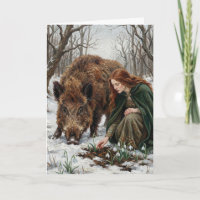 Keltische Göttin & Wildschwein