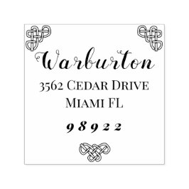 Keltische Grenze, moderne Schriftart Permastempel