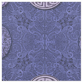 Keltische Hunde, Pferde und Vögel Stoff