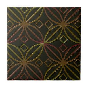 Keltische Inspirierte Tile in Grafikdesign Fliese