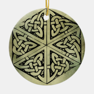 keltische irische heilige Symbole Keramik Ornament