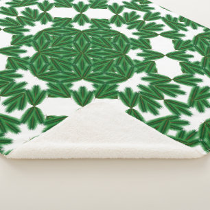 Keltische Kiefern Sherpa Blanket (3 Größen) Sherpadecke