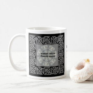 Keltische Knoten-Entwurfs-Foto-Tasse Kaffeetasse
