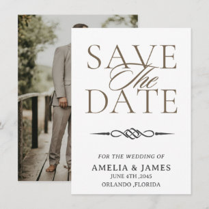 Keltische Knoten-Hochzeitskarte 'Save the Date'