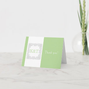 Keltische Knoten-Initialen - fertigen Sie Dankeskarte