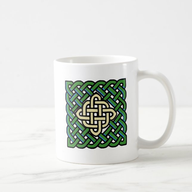 Keltische Knoten-Irishcoffee-Tasse Tasse (Rechts)