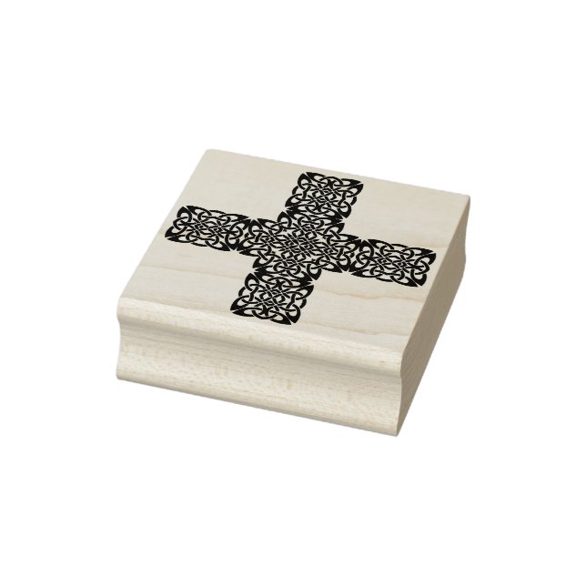 keltische Knotenkreuz-Briefmarke Gummistempel (Stempel)