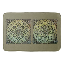 Keltische Knüpfarbeit Mandala Badematte