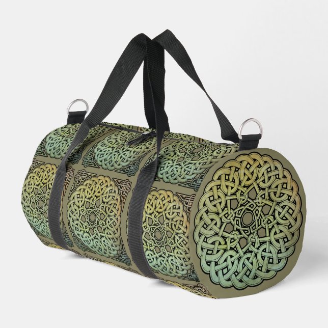 Keltische Knüpfarbeit Mandala Duffle Bag (Linke Seite)
