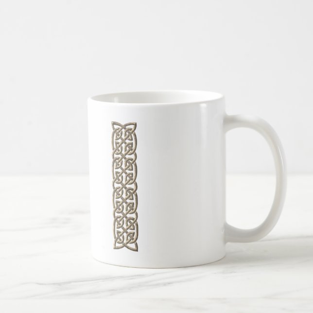 Keltische Knüpfarbeit - Stein 1 Tasse (Rechts)