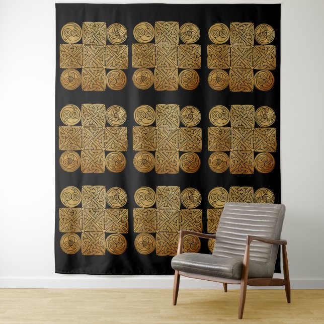 Keltische Knüpfarbeit Wandteppich (Beispiel)