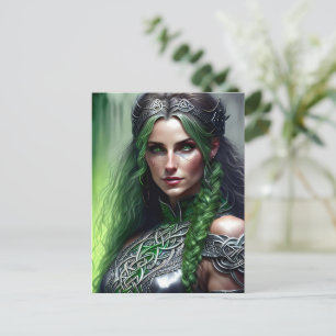 Keltische Kriegerprinzessin Postkarte