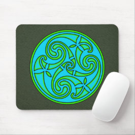 Keltische Kunst Spiral Design Mauspad