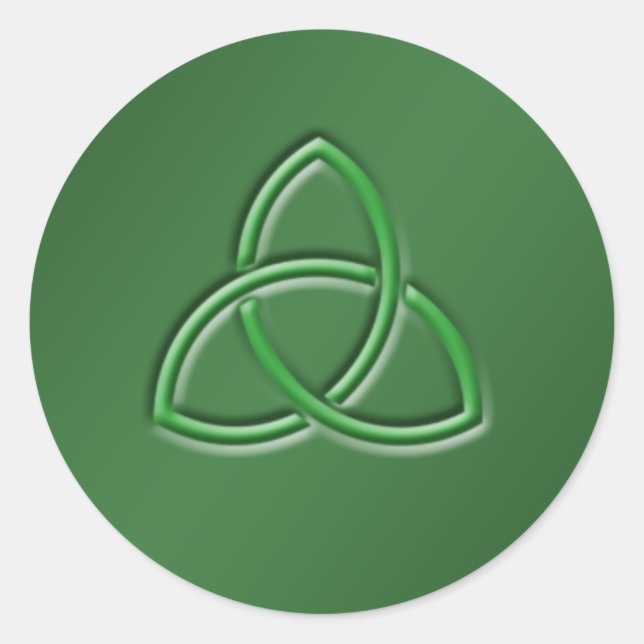 Keltische Liebe Knoten Rundkleber Runder Aufkleber (Vorderseite)