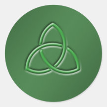 Keltische Liebe Knoten Rundkleber