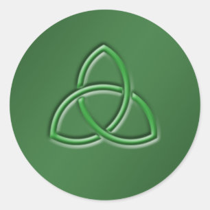 Keltische Liebe Knoten Rundkleber Runder Aufkleber