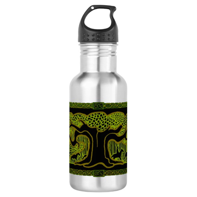 Keltische Magie: Der große Baum Trinkflasche (Vorderseite)