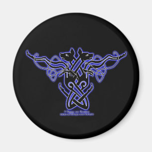 keltische Magnethundedesign #1 Magnet