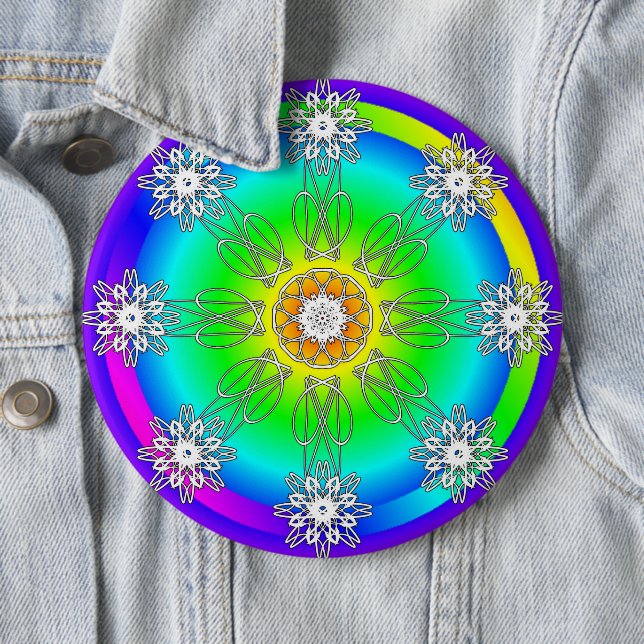 Keltische Mandala Button (Beispiel)