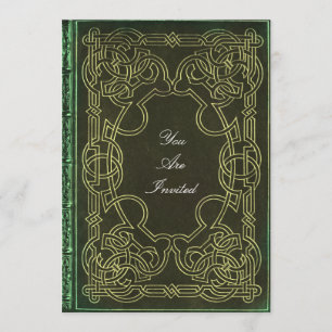Keltische Muster, die Einladungen Wedding sind