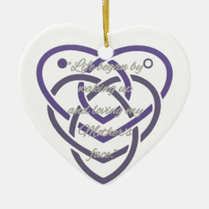 Keltische Mutterschaft Keramik Ornament