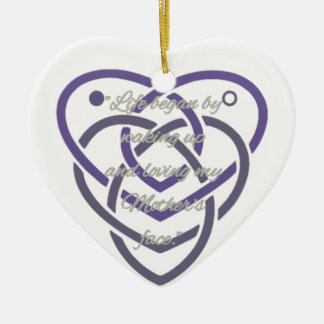 Keltische Mutterschaft Keramik Ornament