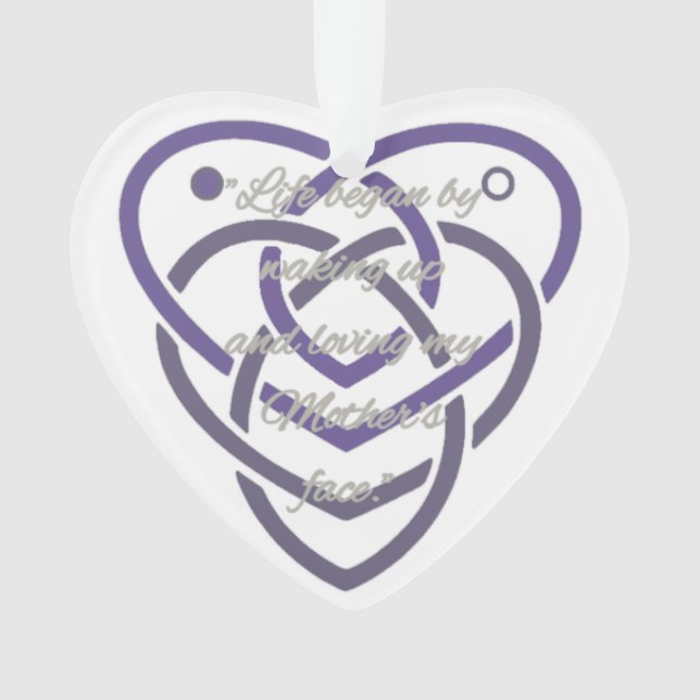 Keltische Mutterschaft Ornament (Vorderseite)