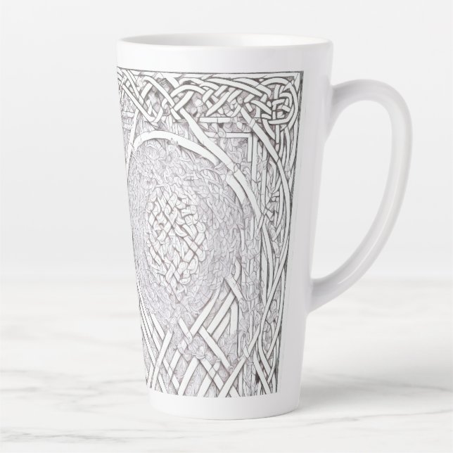 Keltische Rose A Milchtasse (Rechts)