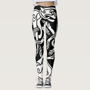 Keltische Schlangen in Irland Leggings