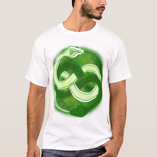 Keltische Schlangen T-Shirt (Vorderseite)