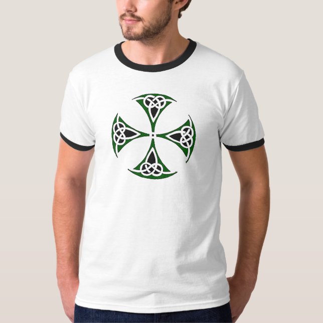 Keltische Suche "Slainte" Wecker T-Shirt (Vorderseite)