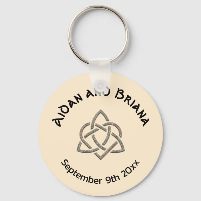 Keltische Symbole Schlüsselanhänger (Vorderseite)