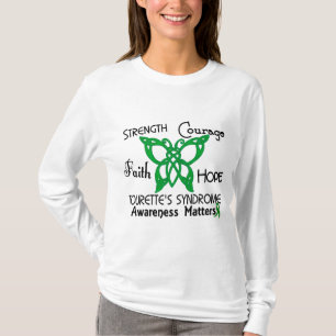 Keltischen Schmetterling 3 Tourettes Syndrom T-Shirt
