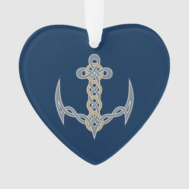 Keltischer Anker 1 Ornament (Vorderseite)