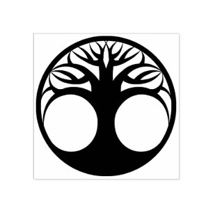 Keltischer Baum der Briefmarke aus Kautschuk Gummistempel