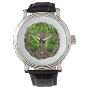 Keltischer Baum des Lebens Armbanduhr