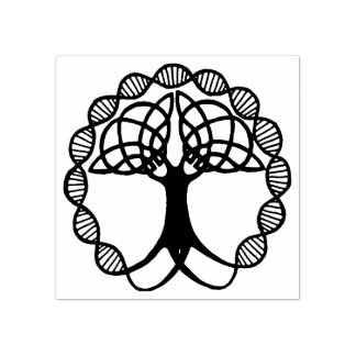 Keltischer Baum des Lebens Gummi-Briefmarke Gummistempel